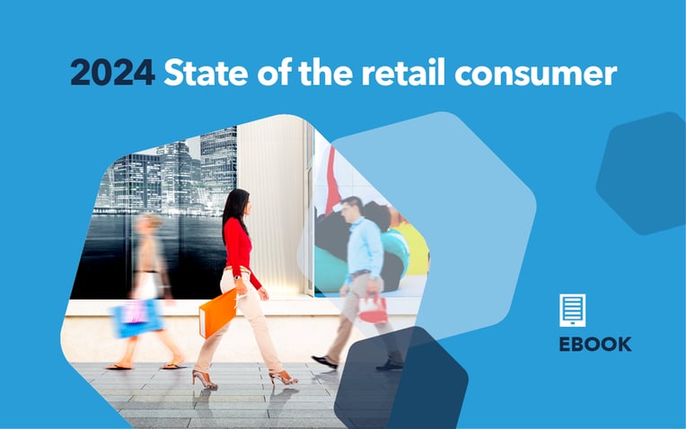 cover of retail consumer ebook, people shopping