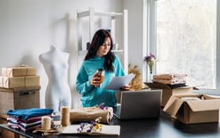 Fashion designer working in tailoring studio for the best 3PL for Amazon sellers comparison blog