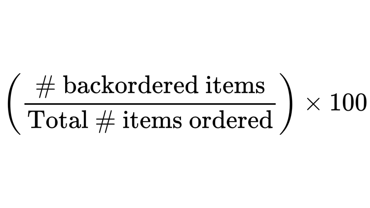 Inventory management metrics