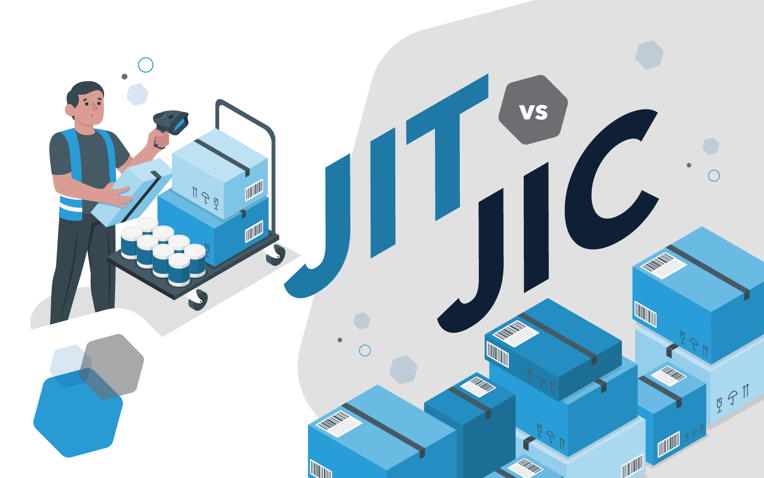 man with package and JIT vs JIC