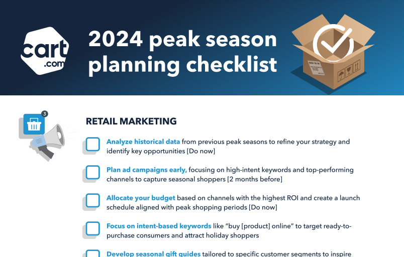 2024 peak season planning checklist preview