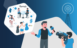 news anchor reporting on ebay clothing ai, sippingly tea brand, prince and target pickleball clothing