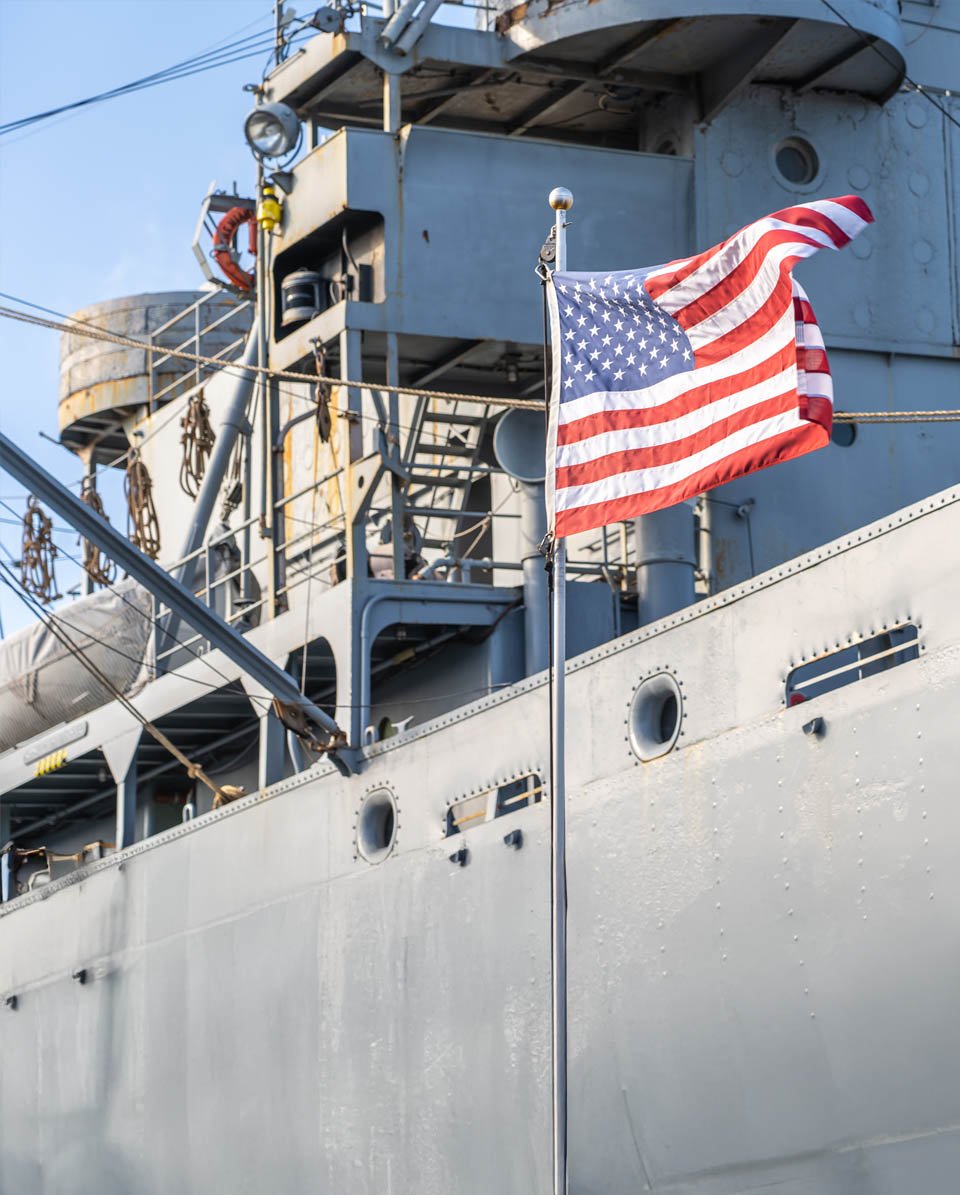 Tall-military-government-ship-flag