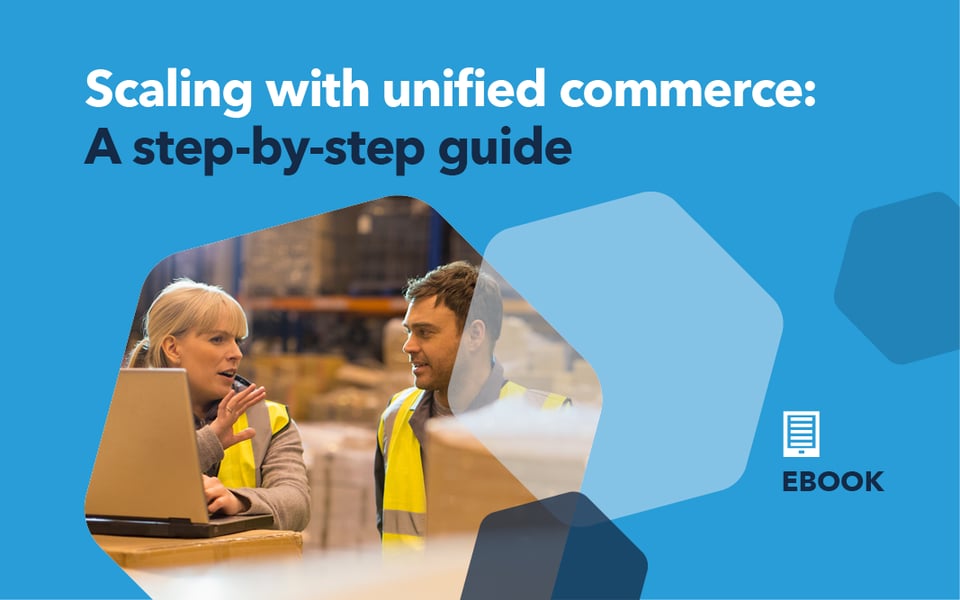 cover of ebook, Scaling with unified commerce