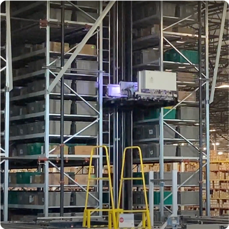 goods-to-person warehouse automation system at Cart.com